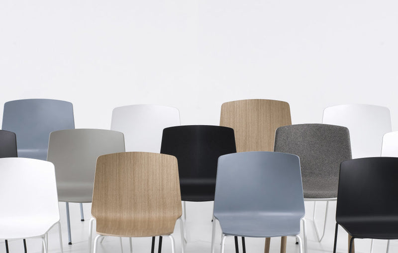 Buy Stackable Minimal Upholstered slim Chair | 212Concept