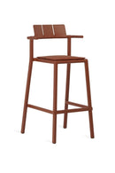 Yard Counter Stool with Armrest