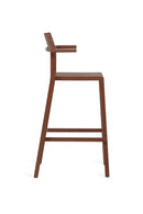 Yard Counter Stool with Armrest