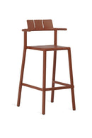 Yard Counter Stool with Armrest