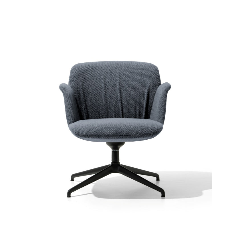 Hive Soft Lounge Chair | Low Back | Aluminum Swivel Base