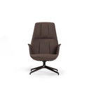 Hive Lounge Chair | High Back | Aluminum Swivel Base