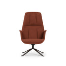 Hive Lounge Chair | High Back | Steel Swivel Base