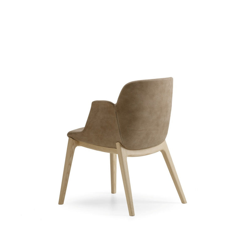 Hive Soft Mini Chair | Low Back | Wood Base