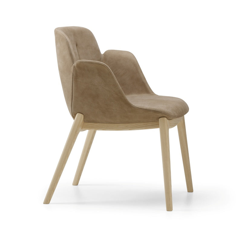 Hive Mini Chair | Low Back | Wood Base