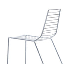 Marina Out Sled Chair with Metal Wire Mesh