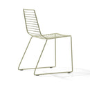 Marina Out Sled Chair with Metal Wire Mesh