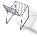 Marina Out Sled Chair with Metal Wire Mesh