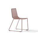 Marina Out Sled Chair with Metal Wire Mesh