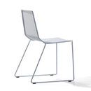 Marina Out Sled Chair with Metal Wire Mesh