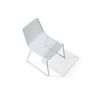 Marina Out Sled Chair with Metal Wire Mesh