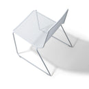 Marina Out Sled Chair with Metal Wire Mesh