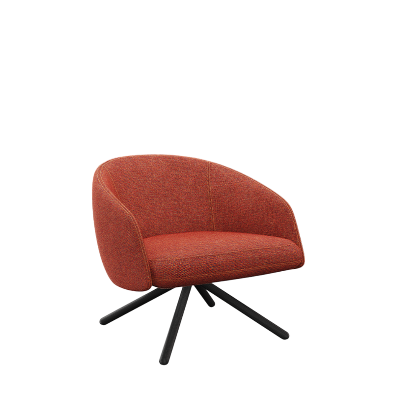 Bonny Metal Swivel Lounge Chair
