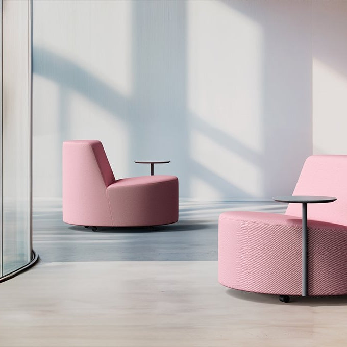 Bold Lounge Chair with Side Table