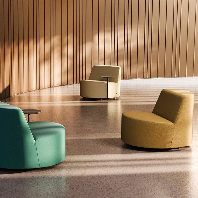 Bold Lounge Chair with Side Table