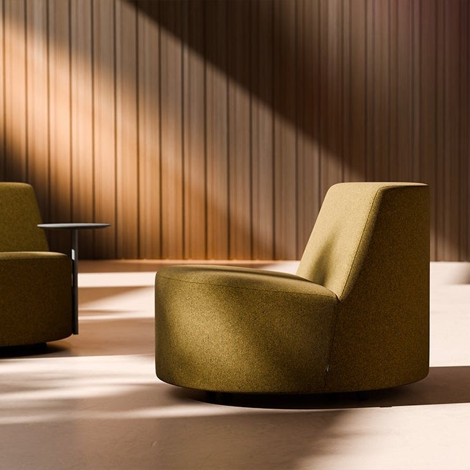 Bold Lounge Chair with Side Table