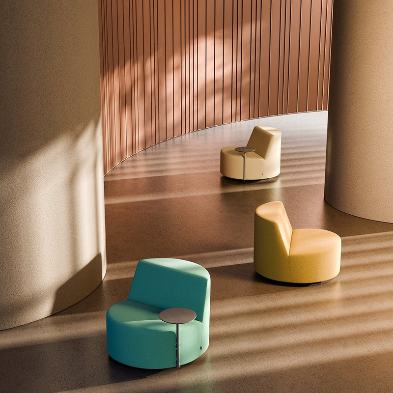 Bold Lounge Chair with Side Table