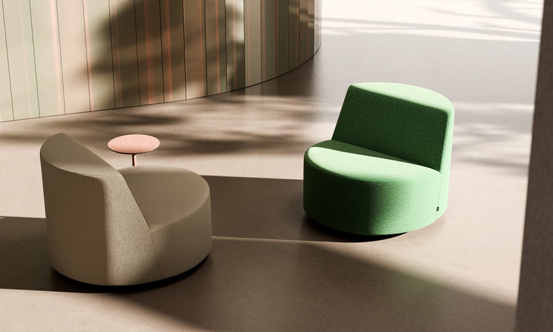 Bold Lounge Chair with Side Table