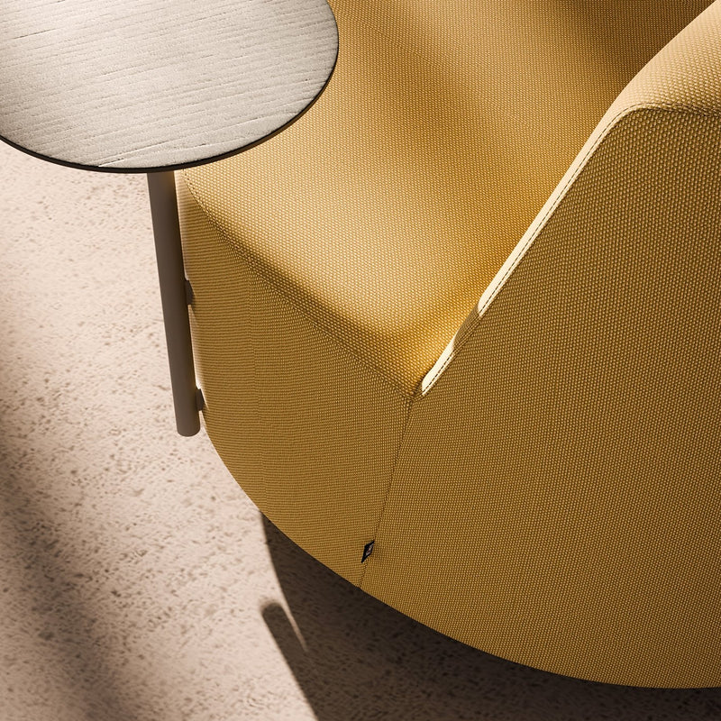 Bold Lounge Chair with Side Table