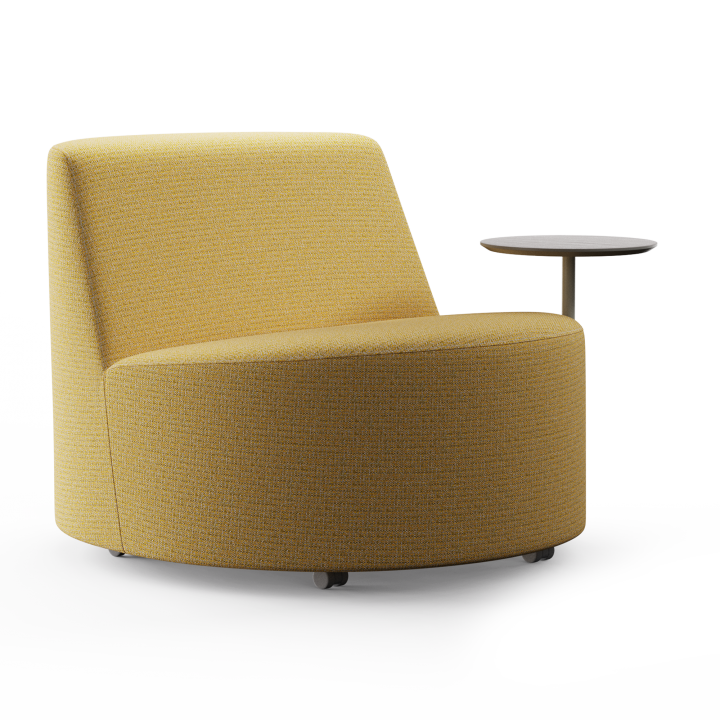 Bold Lounge Chair with Side Table