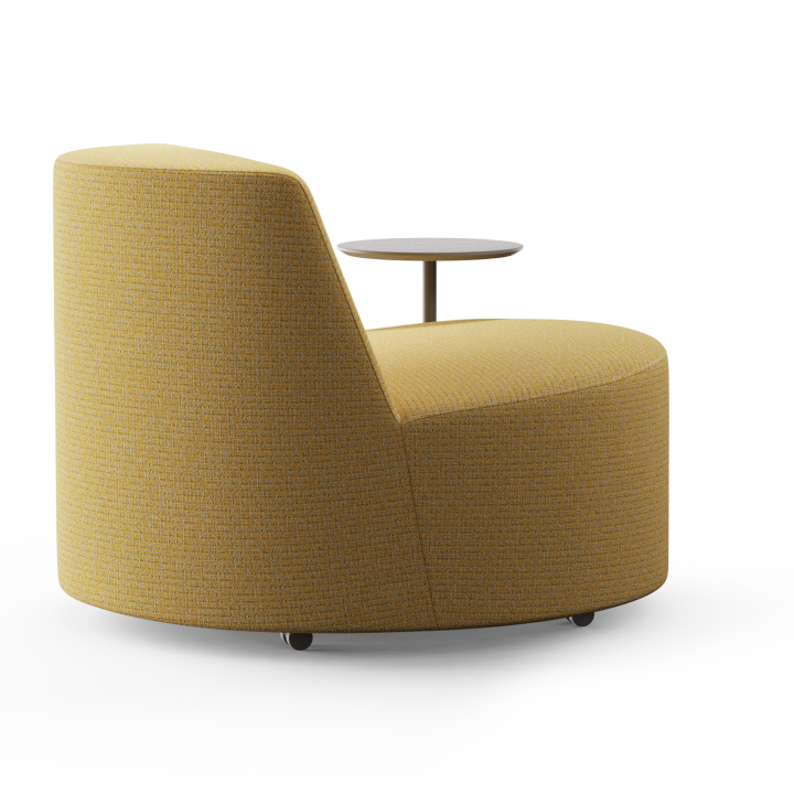 Bold Lounge Chair with Side Table