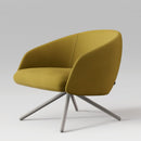 Bonny Wood Swivel Lounge Chair