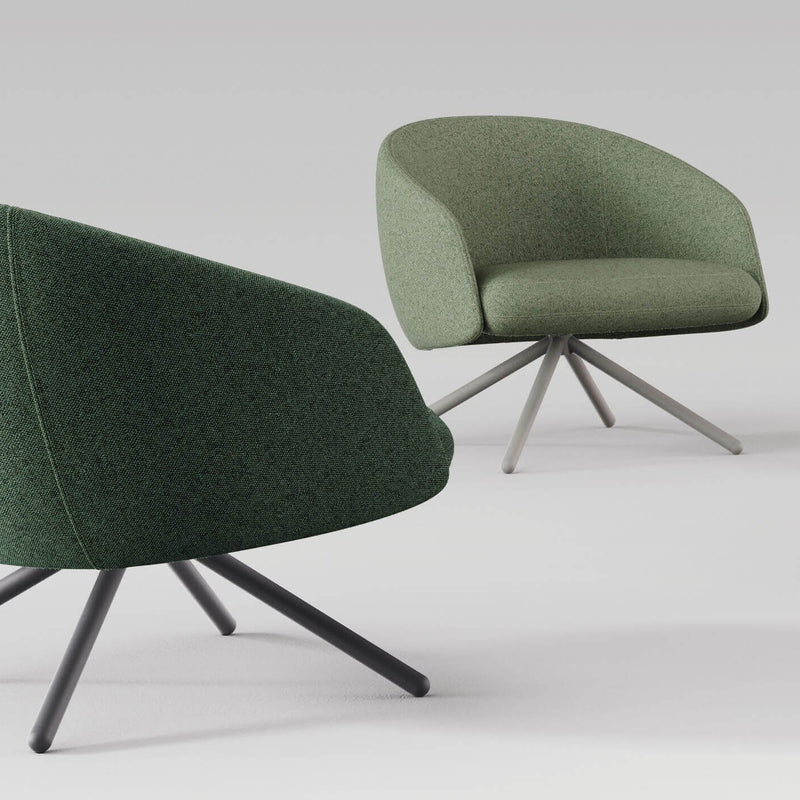 Bonny Metal Swivel Lounge Chair