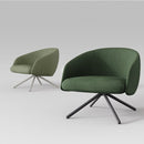 Bonny Wood Swivel Lounge Chair