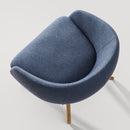 Bonny Wood Swivel Lounge Chair