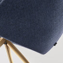 Bonny Wood Swivel Lounge Chair