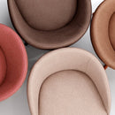 Bonny Wood Swivel Lounge Chair