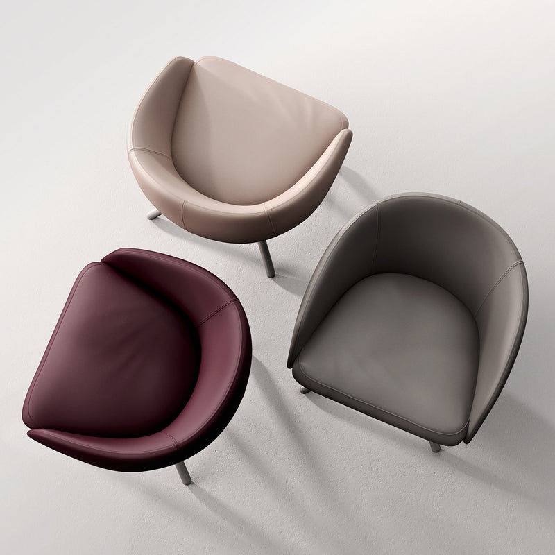 Bonny Metal Swivel Lounge Chair