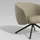Bonny Wood Swivel Lounge Chair