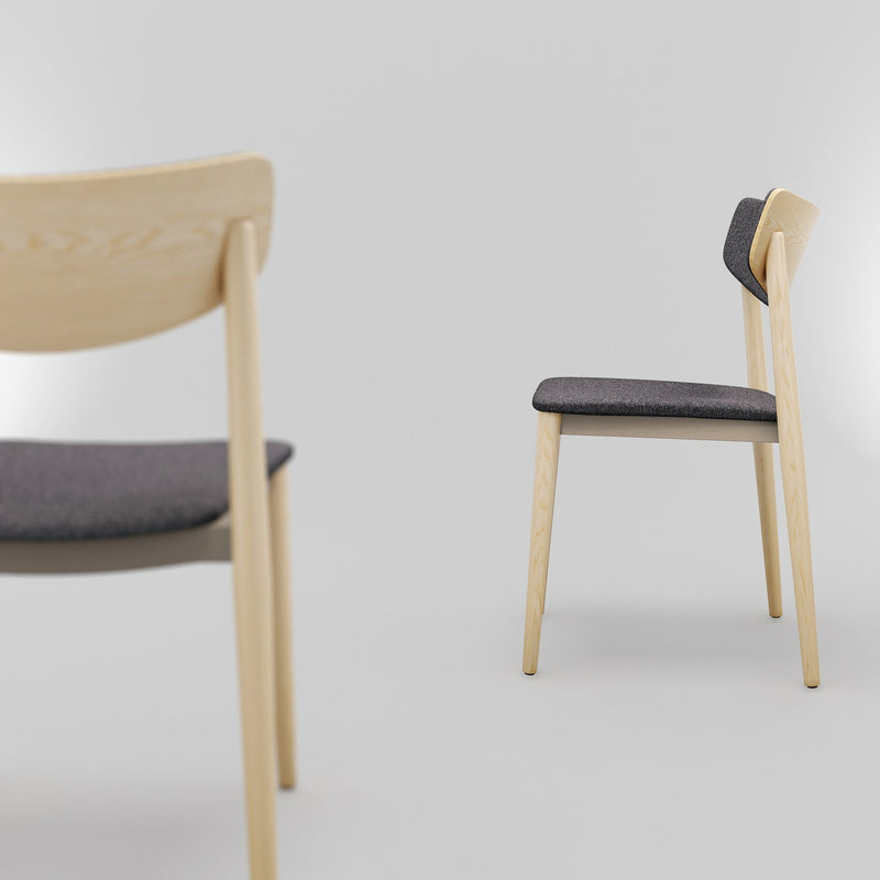 Dante Stacking Chair Upholstered