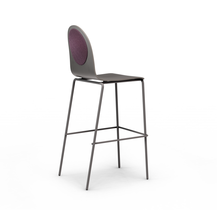 Dot Plywood Barstool