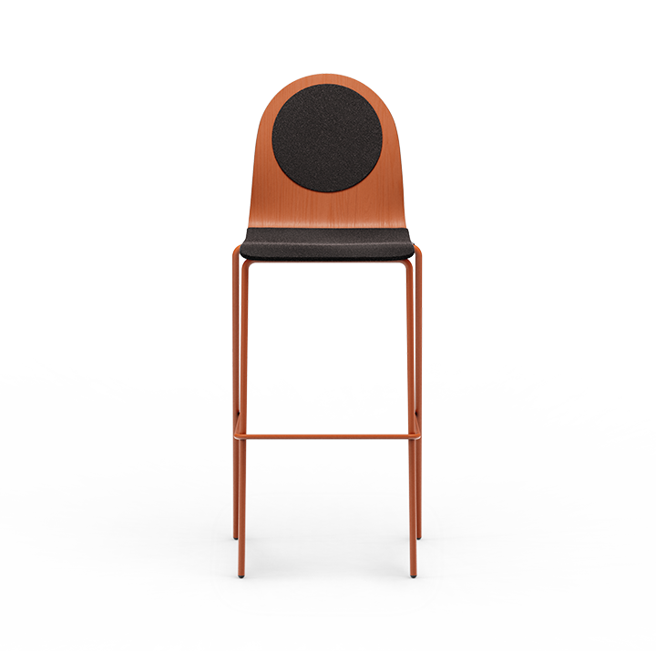 Dot Plywood Barstool