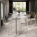 Dot Plywood Barstool