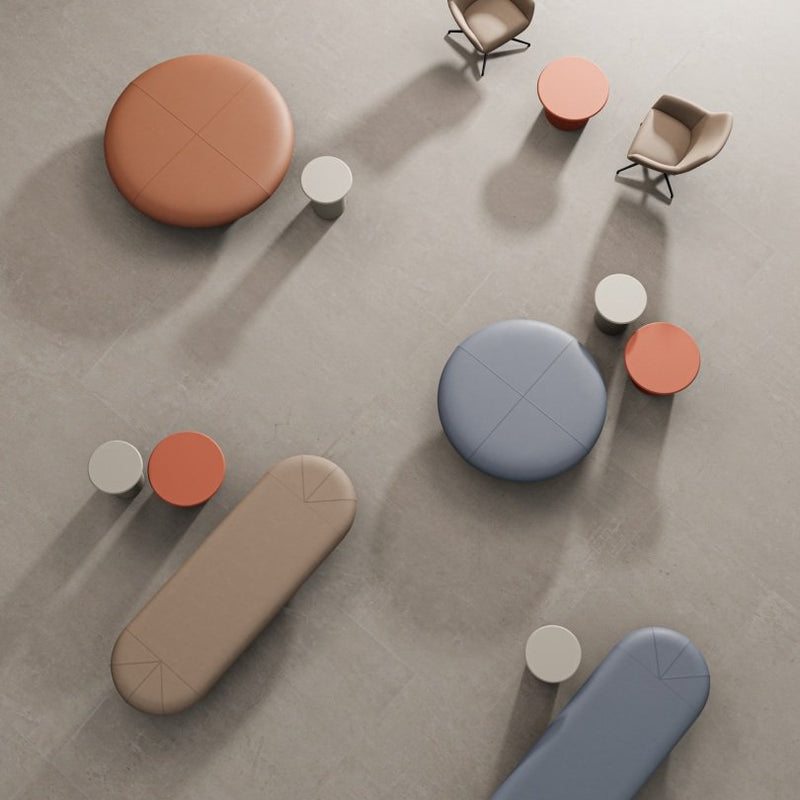 Drage Circular Pouf