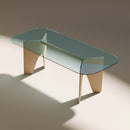 Fil Table | Rectangular Glass Top