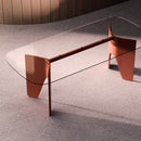 Fil Table | Rectangular Glass Top