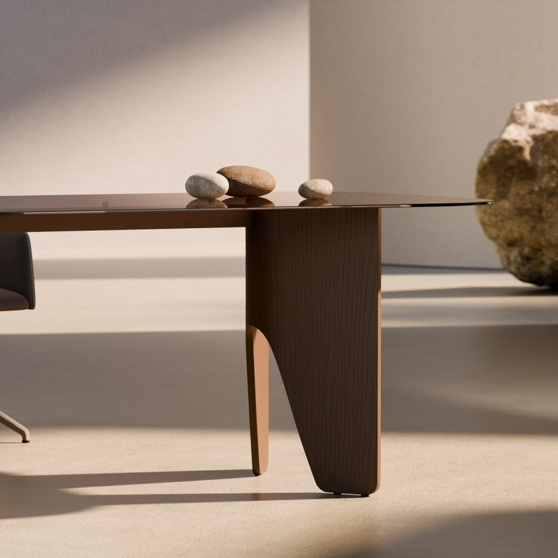 Fil Table | Rectangular Wood Top
