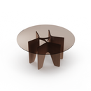 Fil Table | Round Glass Top