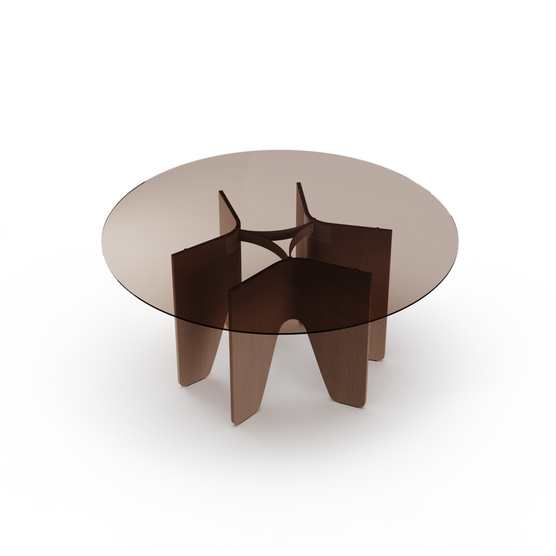 Fil Table | Round Glass Top