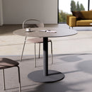 Globe Table | Round Wood Top | Round Base