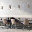 Globe Table | Square Wood Top | Square Base