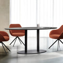 Globe Table | Ellipse Top | Elliptical Base