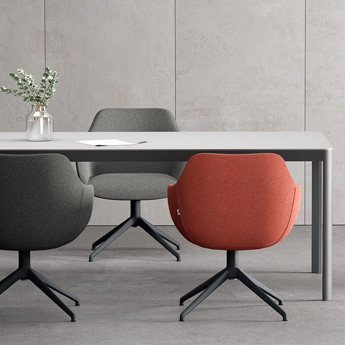 Lamy Metal Swivel Chair