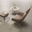 Lamy Swivel Metal Lounge Chair