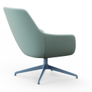 Lamy Swivel Metal Lounge Chair