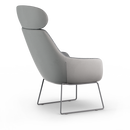 Lamy Sled Lounge Chair with Headrest